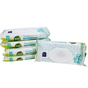 Lot of 5 Seventh Generation SENSITIVE PROTECTION Baby Wipes Unscented 30 Count
